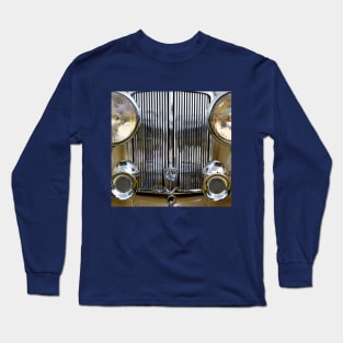 Vintage Car Radiator Grill, 1948 Triumph Roadster Long Sleeve T-Shirt